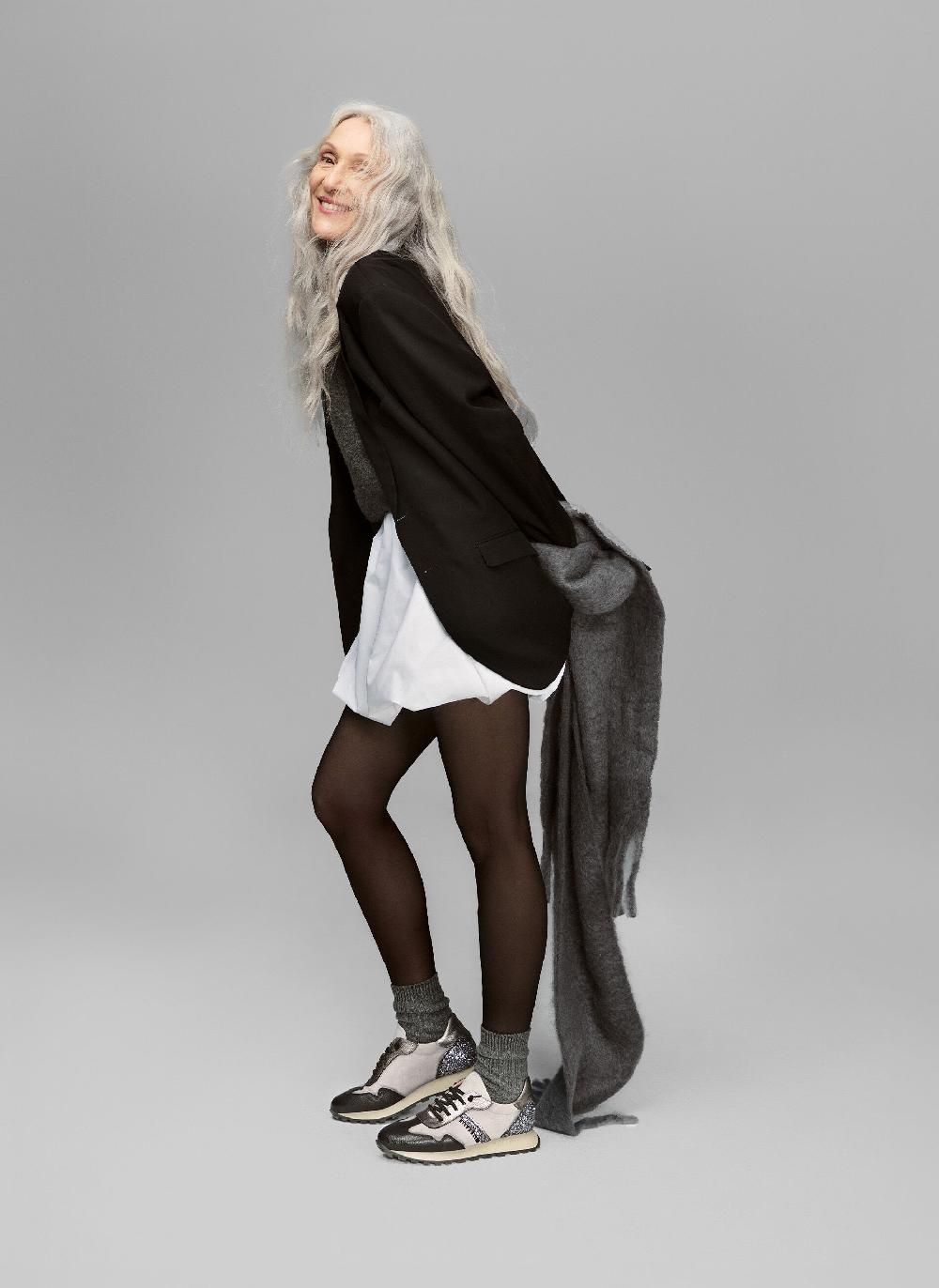 Hispanitas Deportivo loira negro-gris-glitter Solo hoy