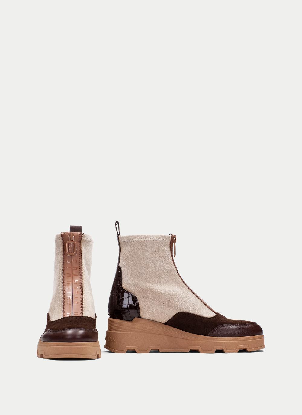 Hispanitas Botin florencia marron-milk En oferta