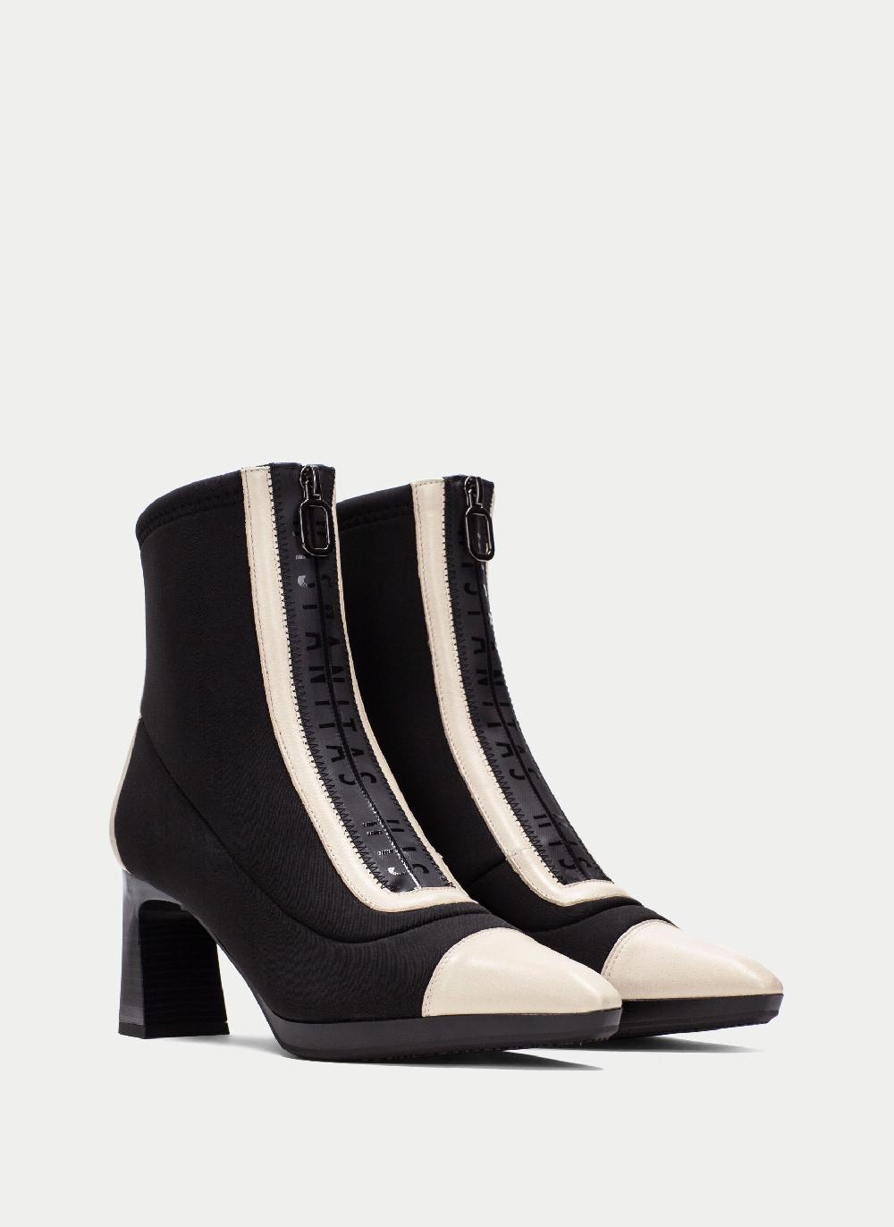 Hispanitas Botin ankara negro-milk Descuentos del mes