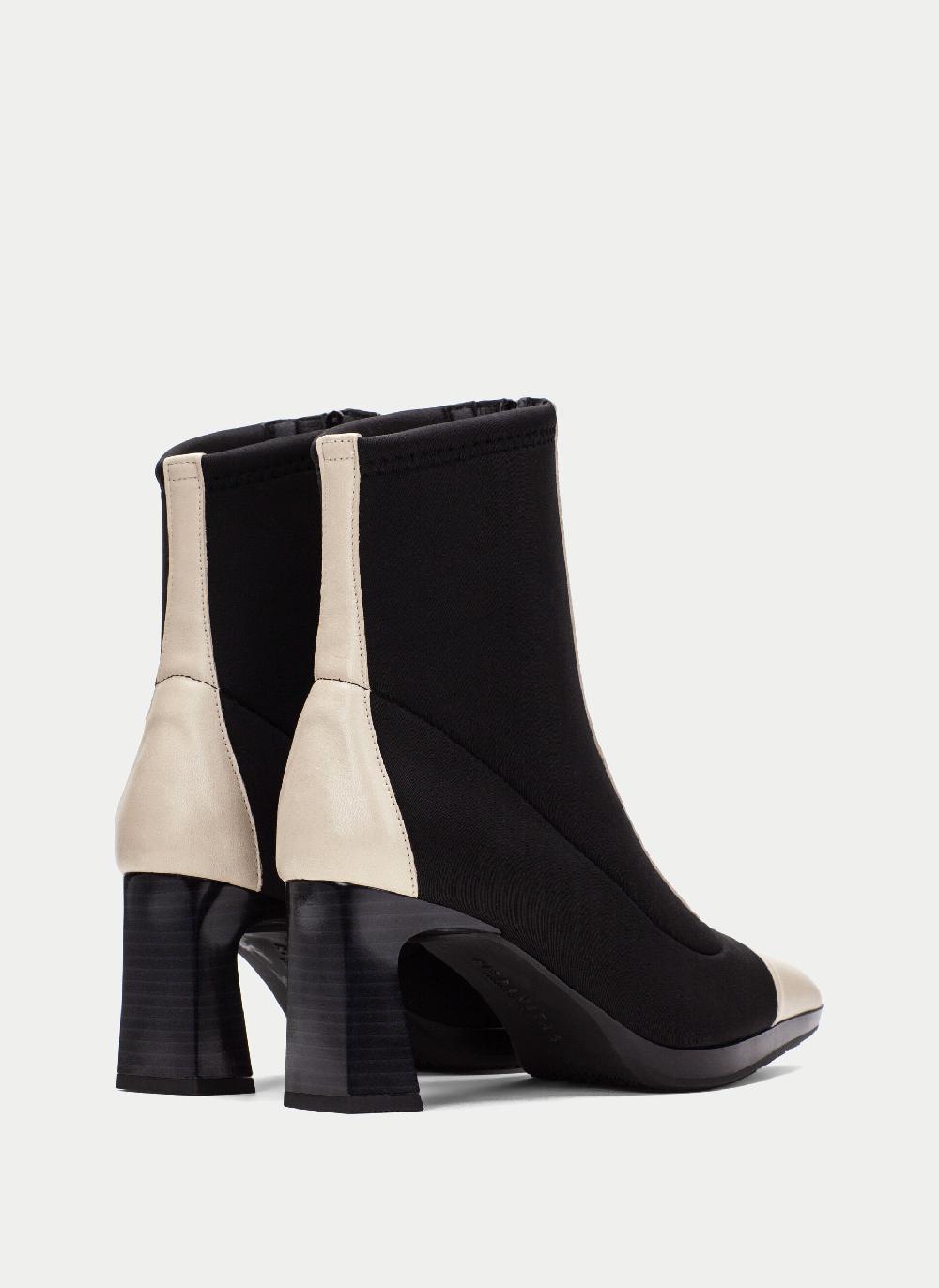 Hispanitas Botin ankara negro-milk Descuentos del mes