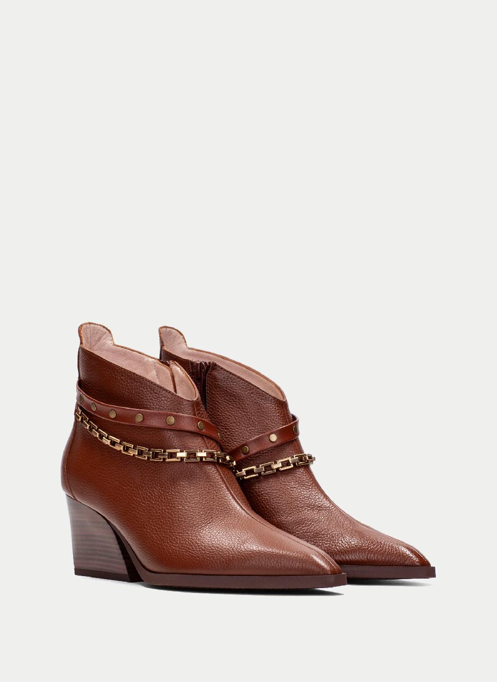 Hispanitas Botin sidney cuero 2025