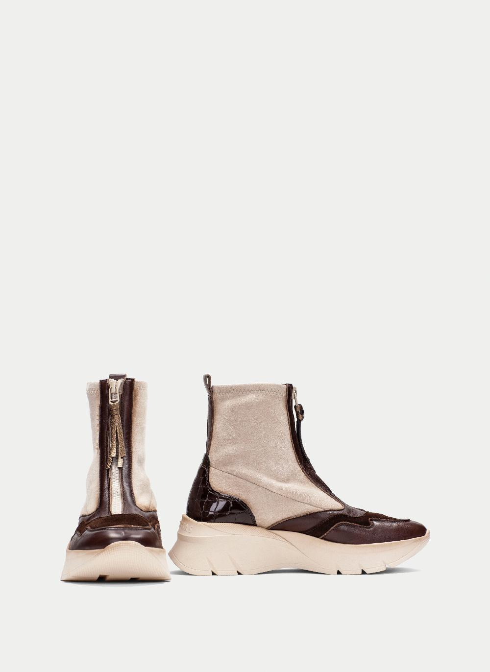 Hispanitas Botin sport helsinki marron-milk Oferta exclusiva