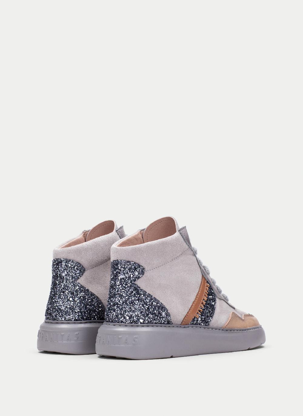 Hispanitas Botin sport oceania gris-tierra-glitter Descuento por venta flash