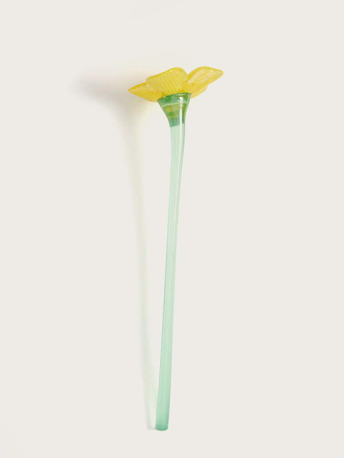 Hoff Deco Mouthblown Crystal Flower Yellow by HOFF COMPRAR AHORA