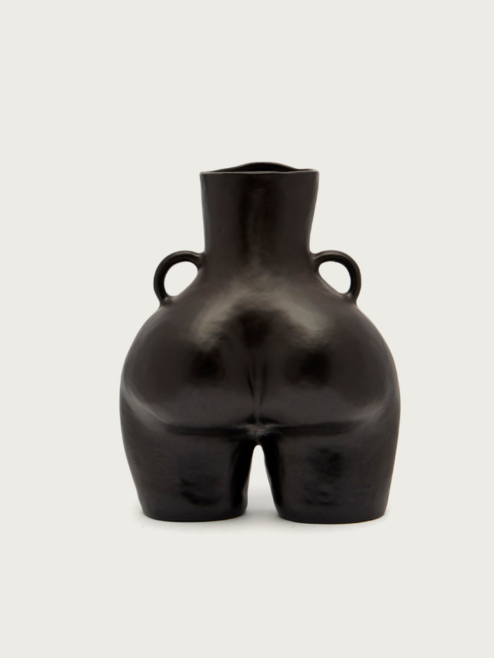 Hoff Jarrón Love Handles Vase Black by HOFF Liquidación