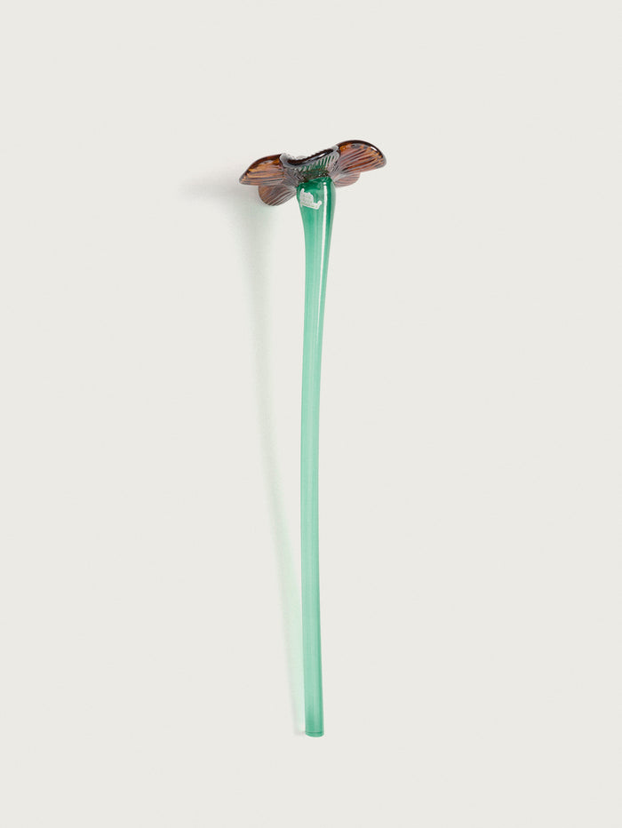 Hoff Deco Mouthblown Crystal Flower Brown by HOFF Rebajas top