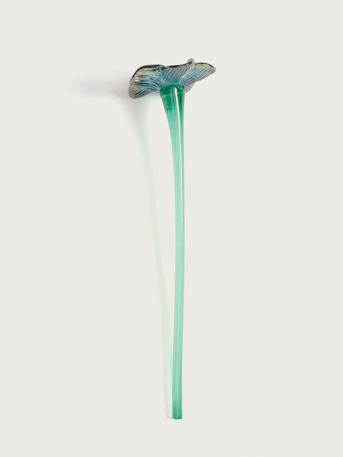 Hoff Deco Mouthblown Crystal Flower Silver by HOFF Promoción por tiempo limitado
