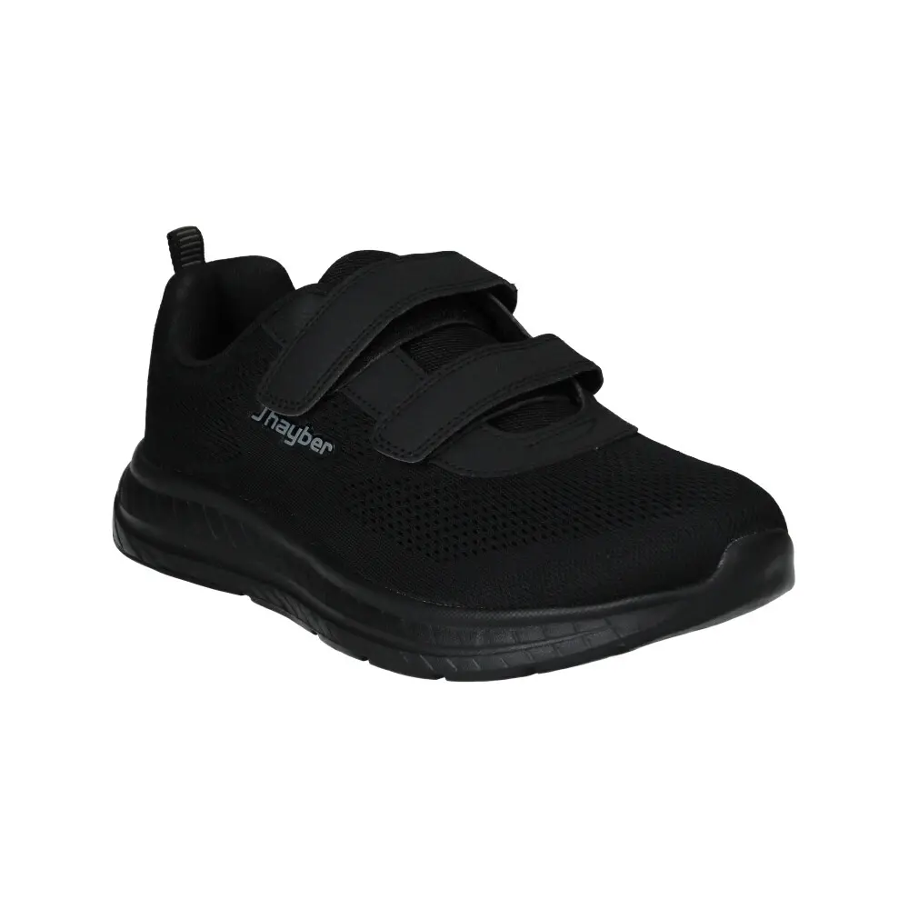 j'hayber Zapatillas cómodas de hombre Chamol negras En oferta