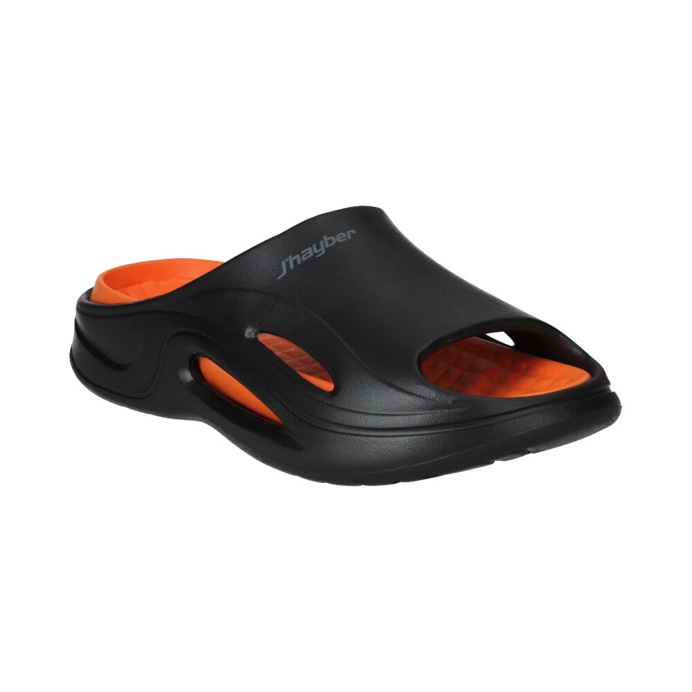 j'hayber Chanclas de Hombre Bacon Negro Superdescuento