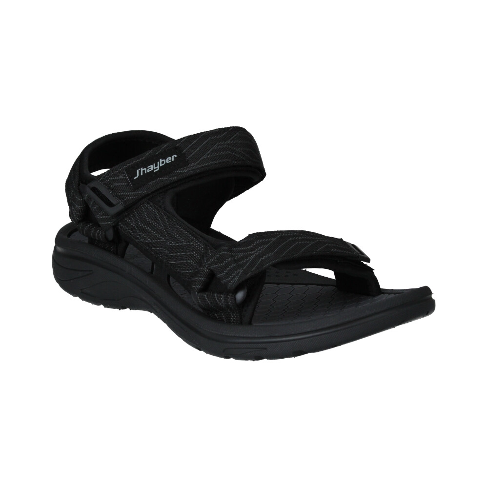 j'hayber Sandalias de Hombre Balin Negro Precios de Black Friday