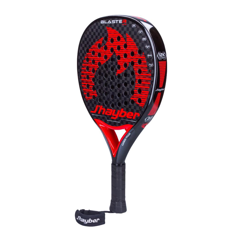 j'hayber Pala de pádel BLASTER-12K negra y roja Grandes descuentos