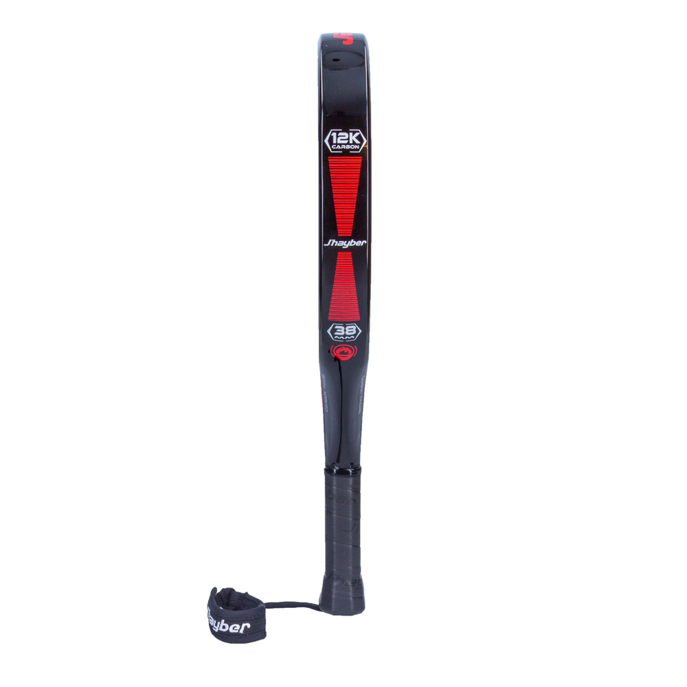 j'hayber Pala de pádel BLASTER-12K negra y roja Grandes descuentos