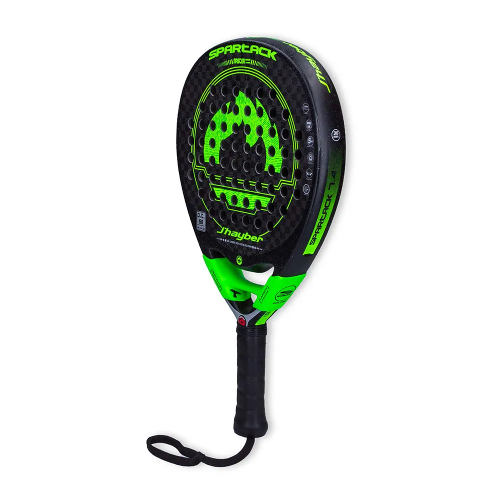 j'hayber Pala de pádel SPARTACK negro y verde Tienda de fábrica