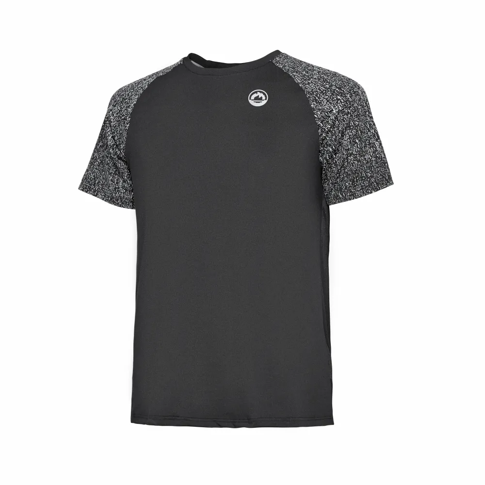 j'hayber Camiseta de hombre Flash Run Negro Descuentos del mes