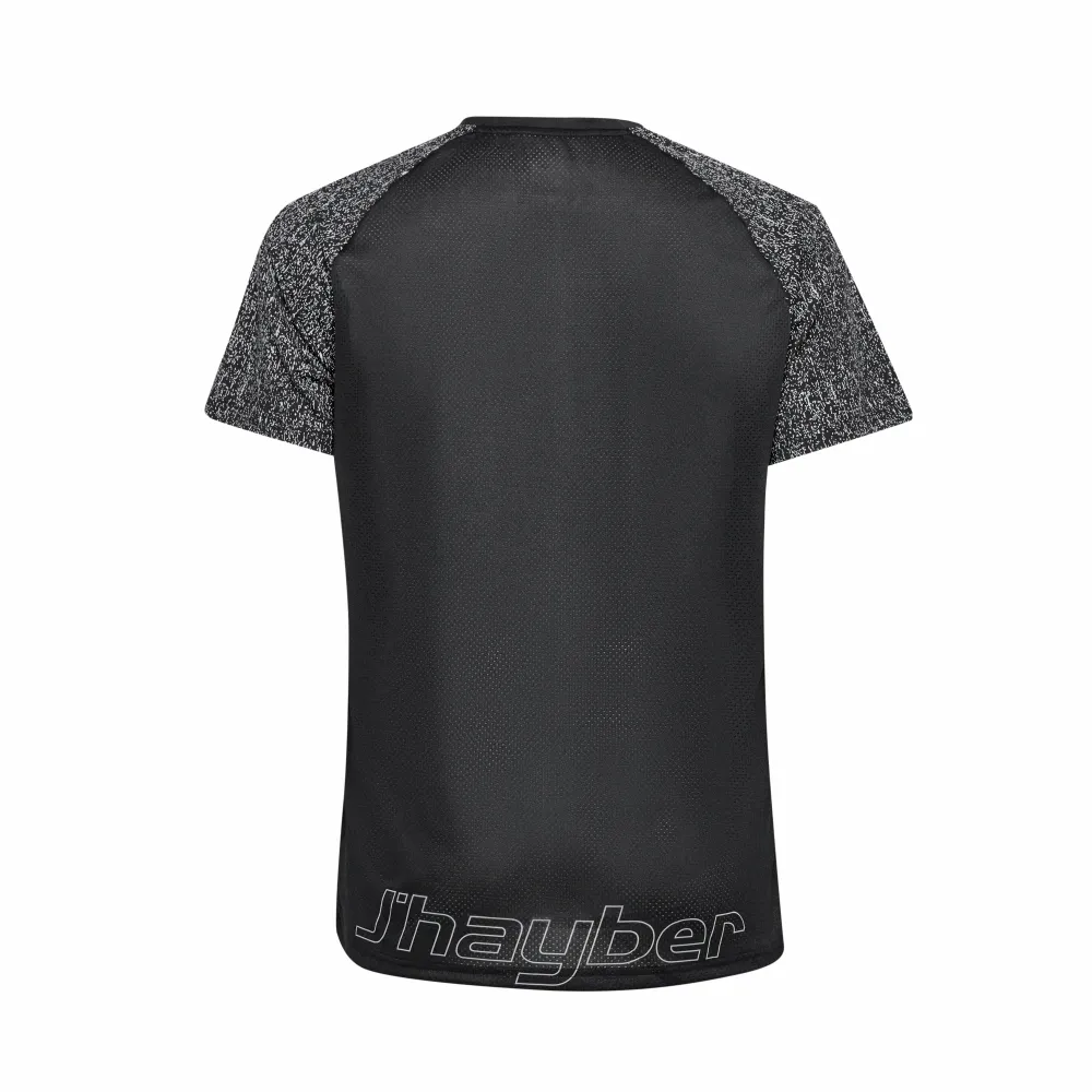 j'hayber Camiseta de hombre Flash Run Negro Descuentos del mes