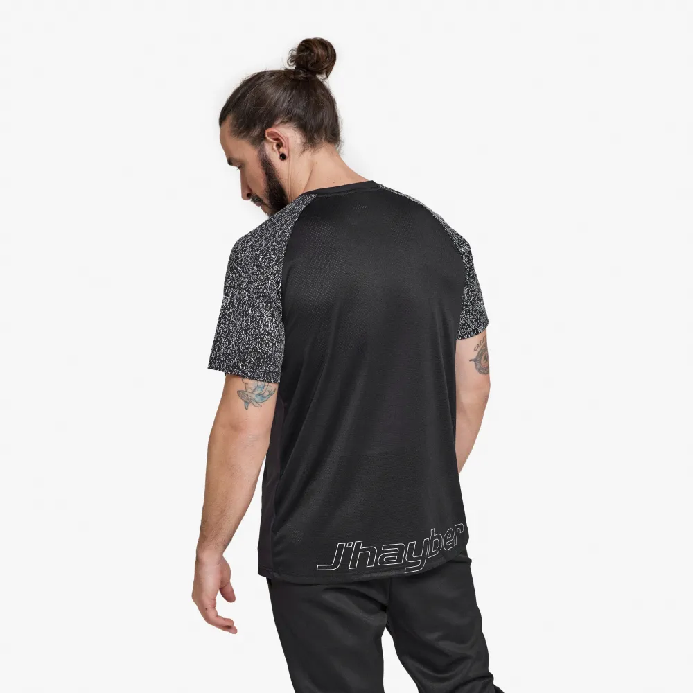 j'hayber Camiseta de hombre Flash Run Negro Descuentos del mes
