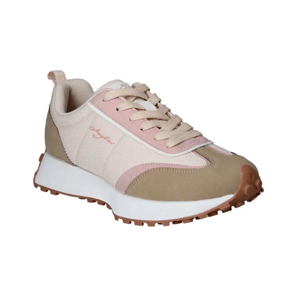 j'hayber Zapatillas Casual de Mujer Chepita Beige Rebajas de fin de temporada