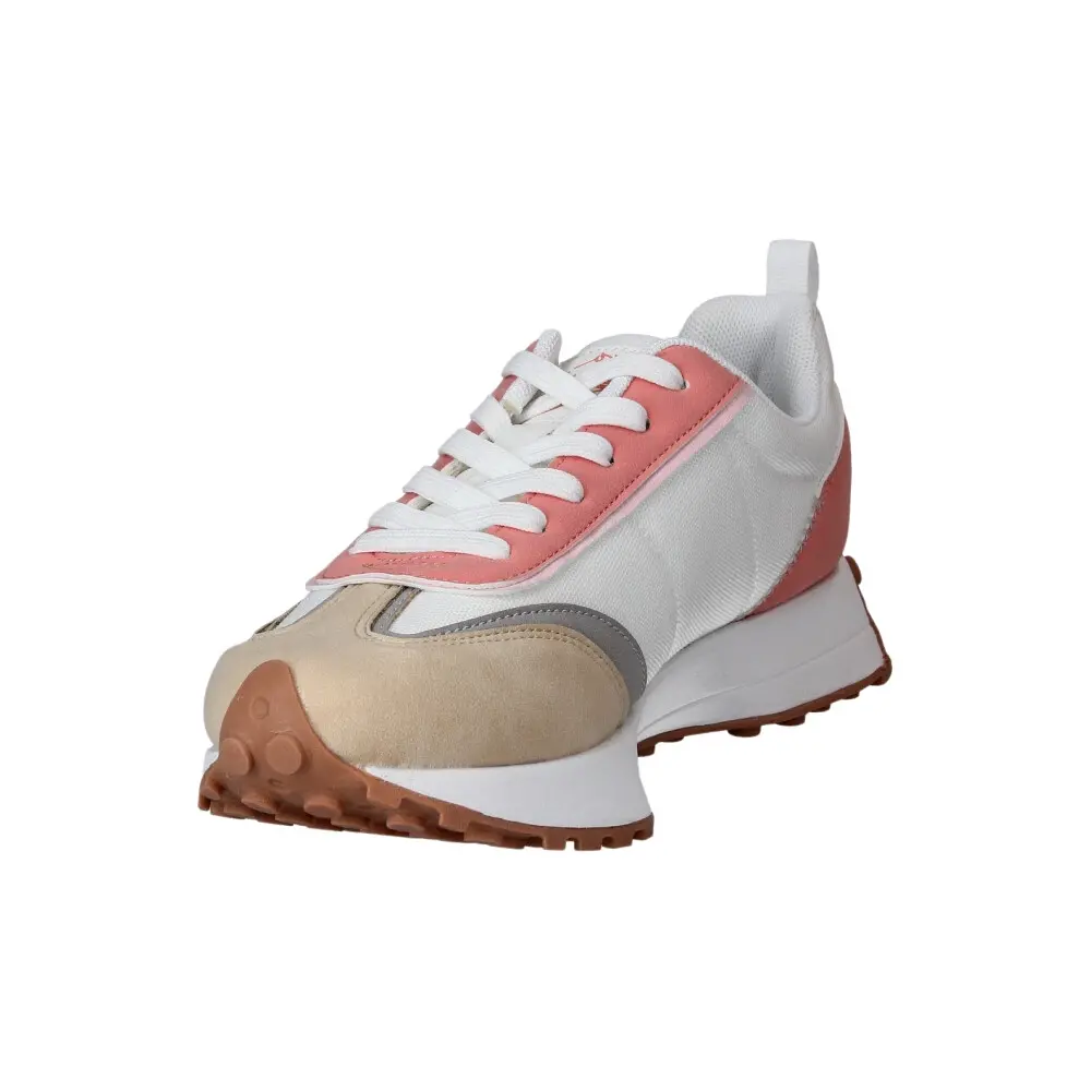 j'hayber Zapatillas Casual de Mujer Chepita Blanco y Coral Precio ultrabajo