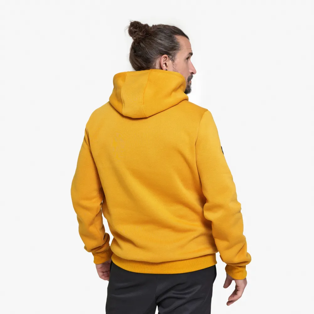 j'hayber Sudadera afelpada con capucha de hombre URBANZIP Mostaza Promoción trimestral