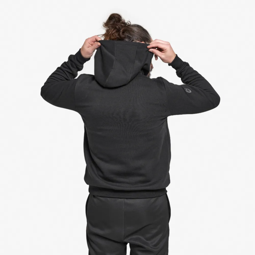 j'hayber Sudadera afelpada con capucha de hombre J'KANGAROO Negro Solo queda un día