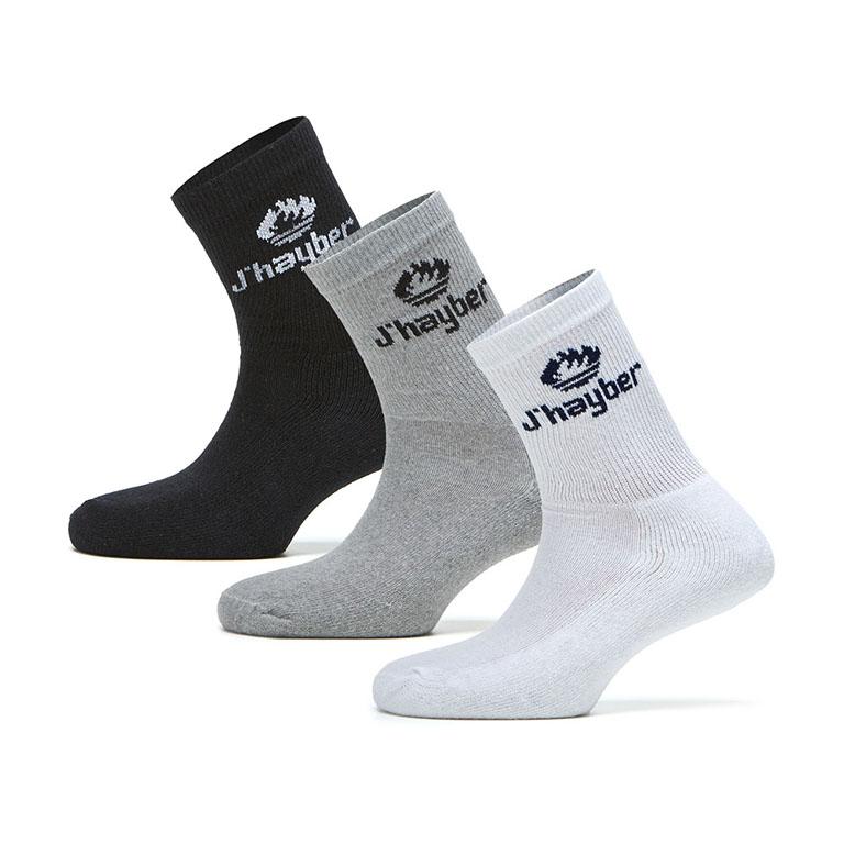 j'hayber Pack de 3 calcetines unisex Tolstoi Blanco Gris y Negro Tienda de fábrica