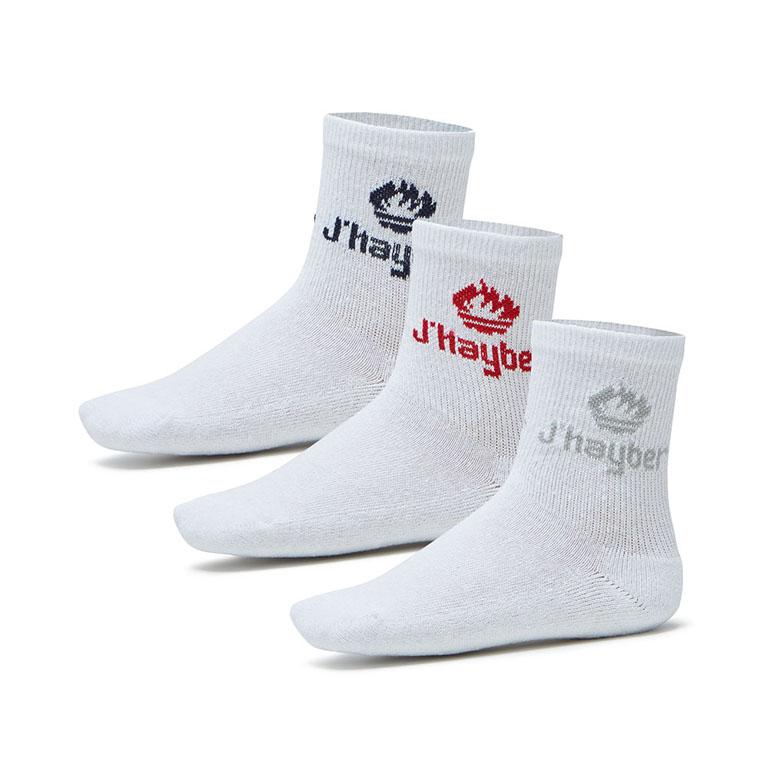 j'hayber Pack de 3 calcetines unisex Titos Blanco Limitado a 3 días