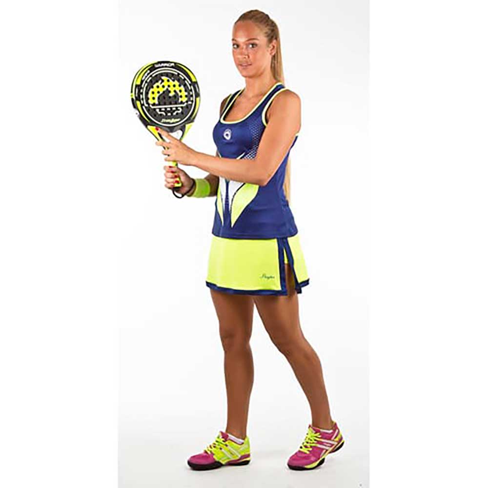 j'hayber Falda Deportiva Mujer Open Azul-Amarillo Descuentos del mes