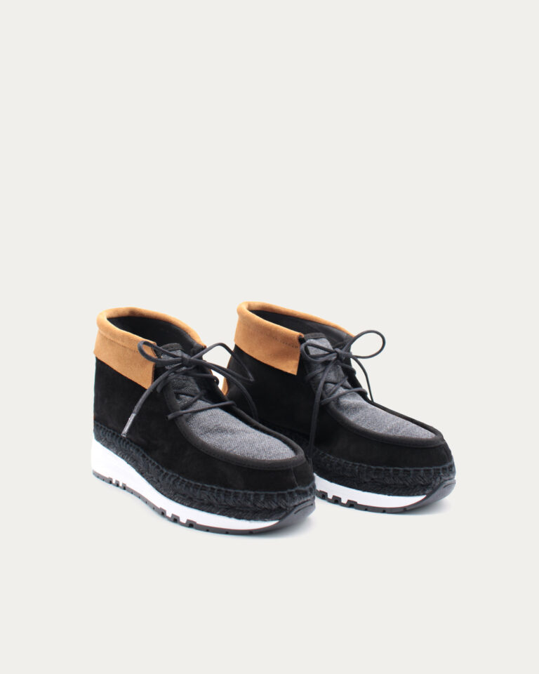 juncal aguirre Botines Louro Negro Rebajas top