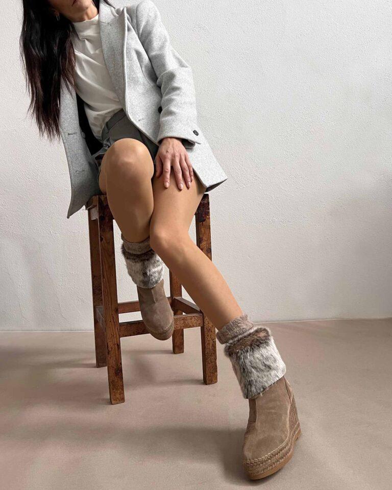 juncal aguirre Botas Gyala Taupe Descuento por venta flash