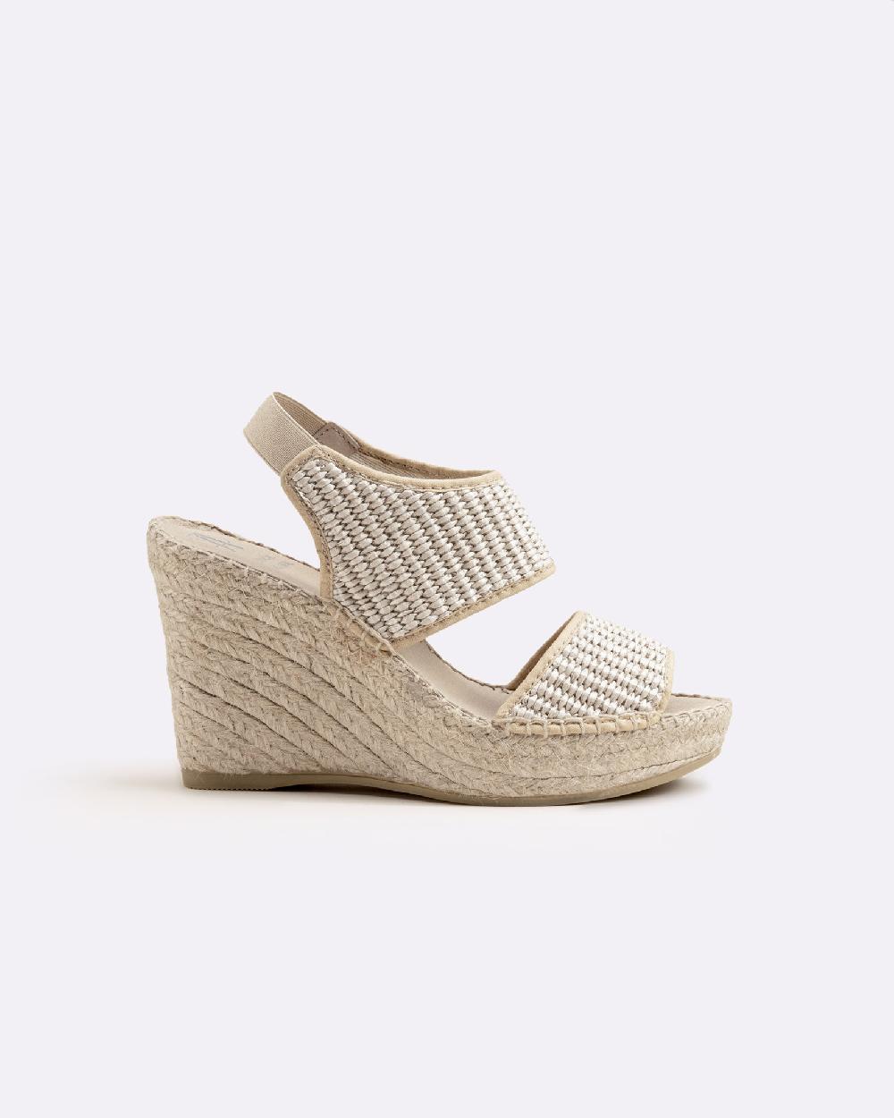 juncal aguirre Sandalias Jaspe Beige Grandes descuentos