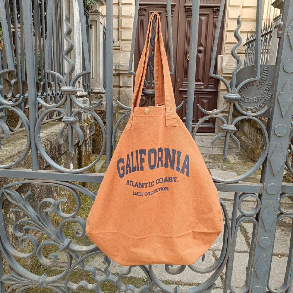 lmdi collection Tote Bag Grande Ocre Galifornia Atlantic Coast LMDI Collection Venta caliente