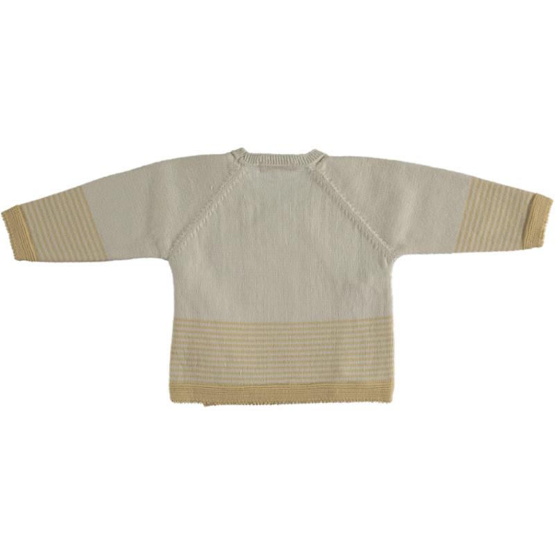lmdi collection Jersey cruzado Hans de rayas color Cream-Blondy Li&me Tienda
