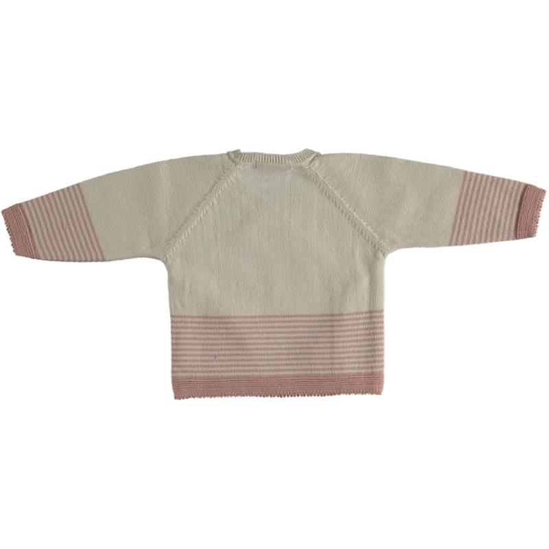 lmdi collection Jersey cruzado Hans de rayas color Cream-Rose Li&me Mejor oferta
