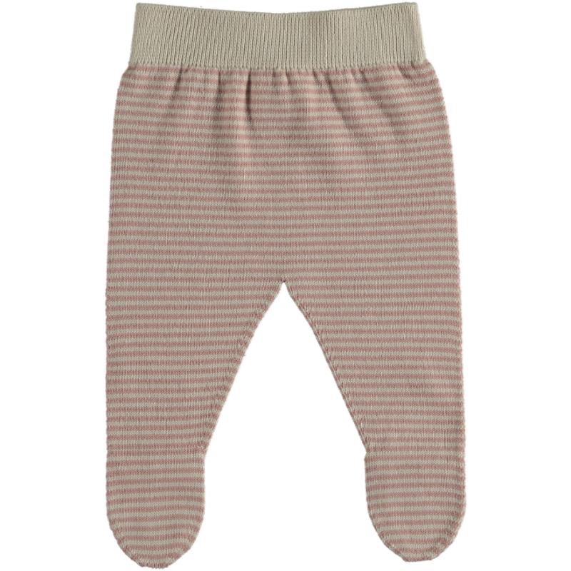 lmdi collection Polaina de rayas Saki color Cream-Rose Li&me Rebajas online