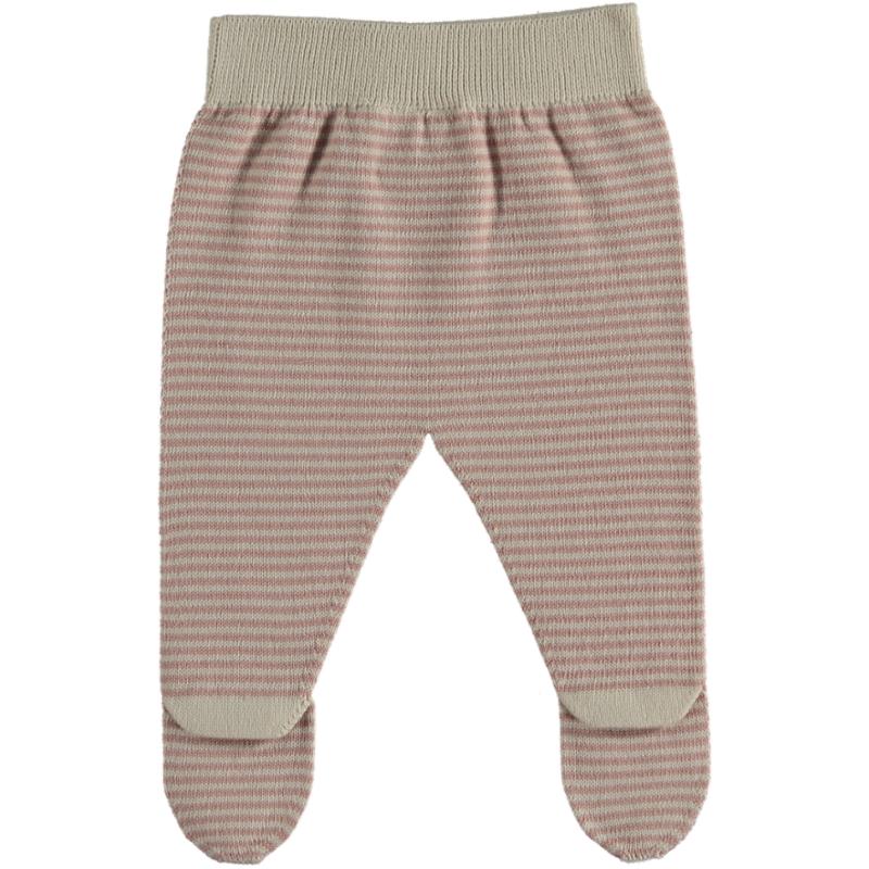 lmdi collection Polaina de rayas Saki color Cream-Rose Li&me Rebajas online