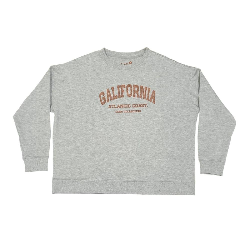 lmdi collection Sudadera Edición Limitada “Galifornia” Woman gris/animal print Solo queda un día