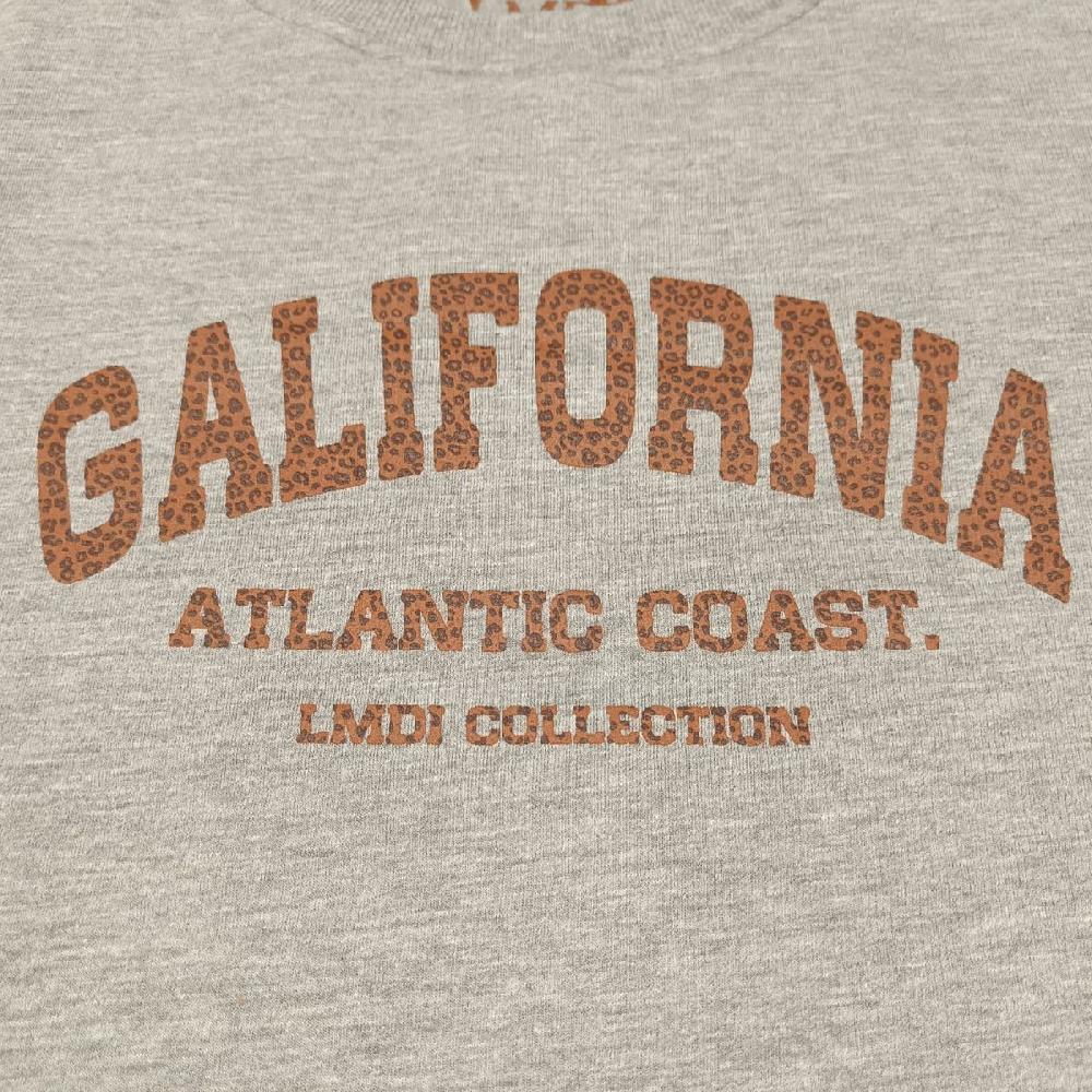 lmdi collection Sudadera Edición Limitada “Galifornia” Woman gris/animal print Solo queda un día
