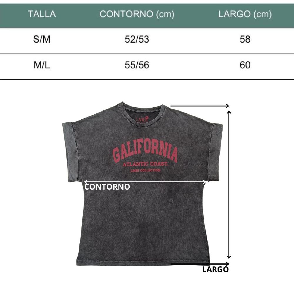 lmdi collection Camiseta “Galifornia Atlantic Coast” LMDI Collection Buganvilla Liquidación