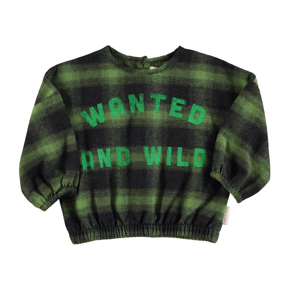 lmdi collection Blusa de bebé franela verde&negro Piupiuchick En oferta