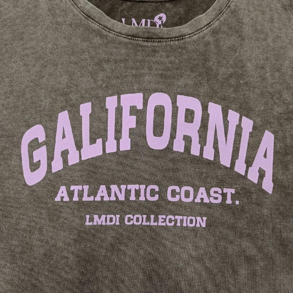 lmdi collection Camiseta “Galifornia Atlantic Coast” LMDI Collection Lila Descuento por venta flash