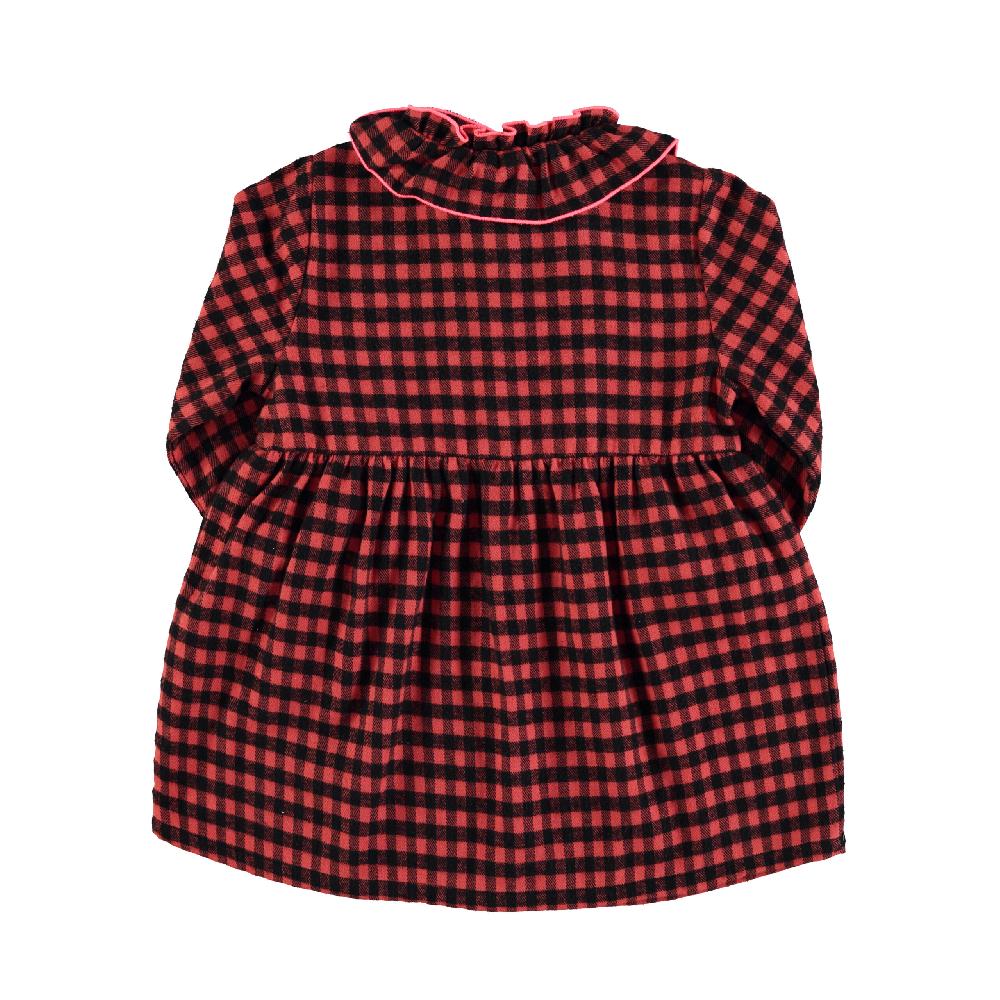lmdi collection Vestido cuadro vichy rojo&negro Piupiuchick En oferta