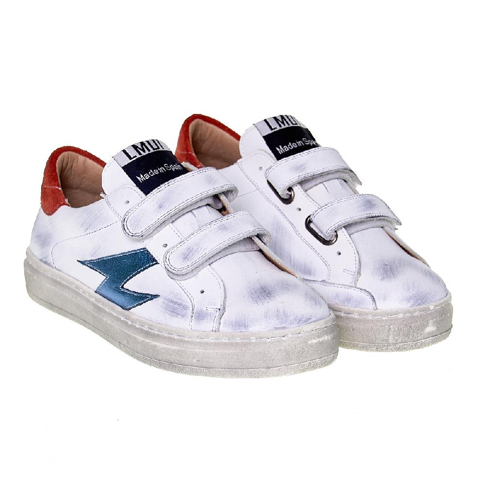 lmdi collection Sneaker Melide White Blue LMDI Collection (con velcro) Mejor oferta