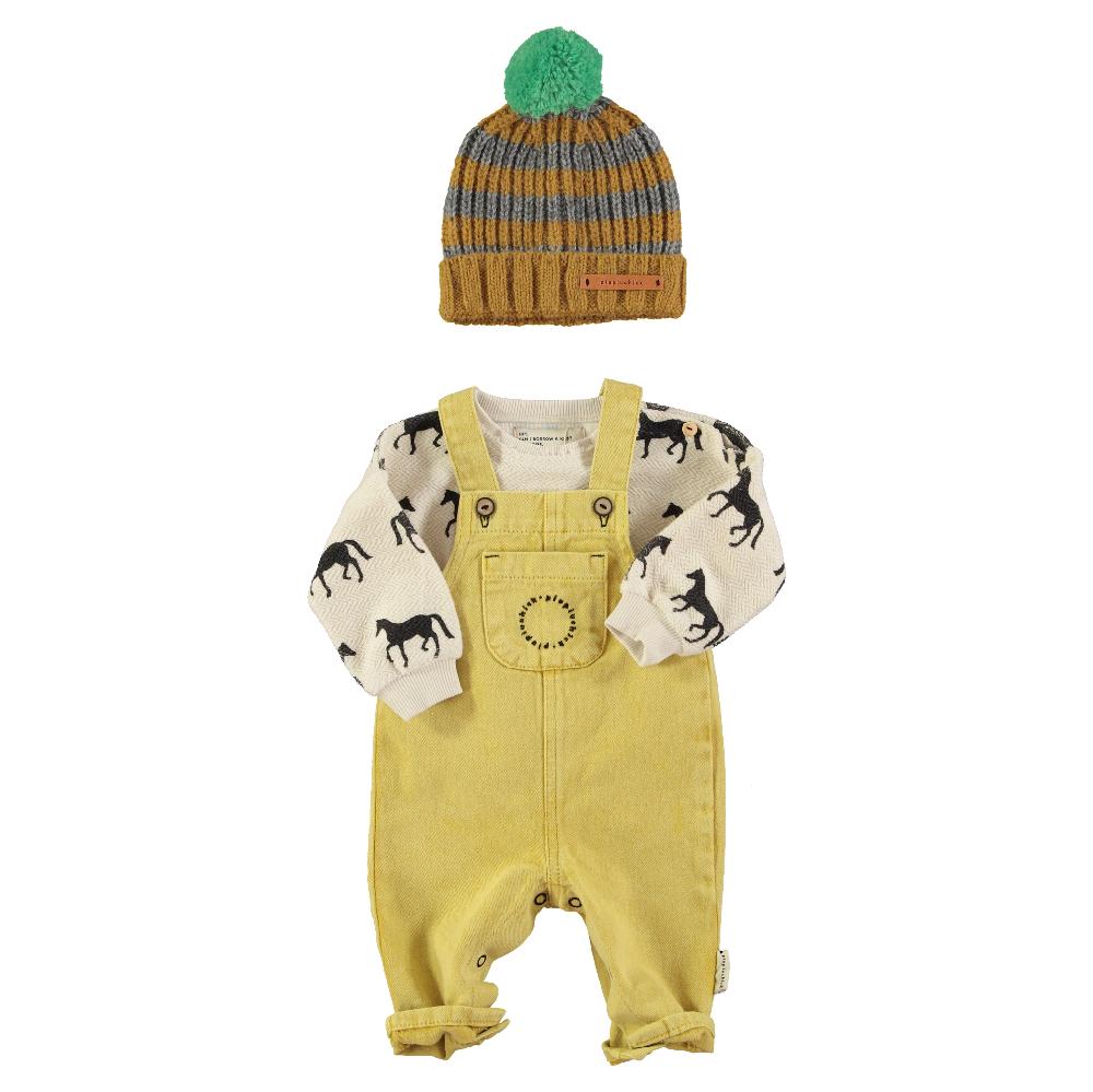 lmdi collection Peto de bebé en color mostaza Piupiuchick Solo queda un día