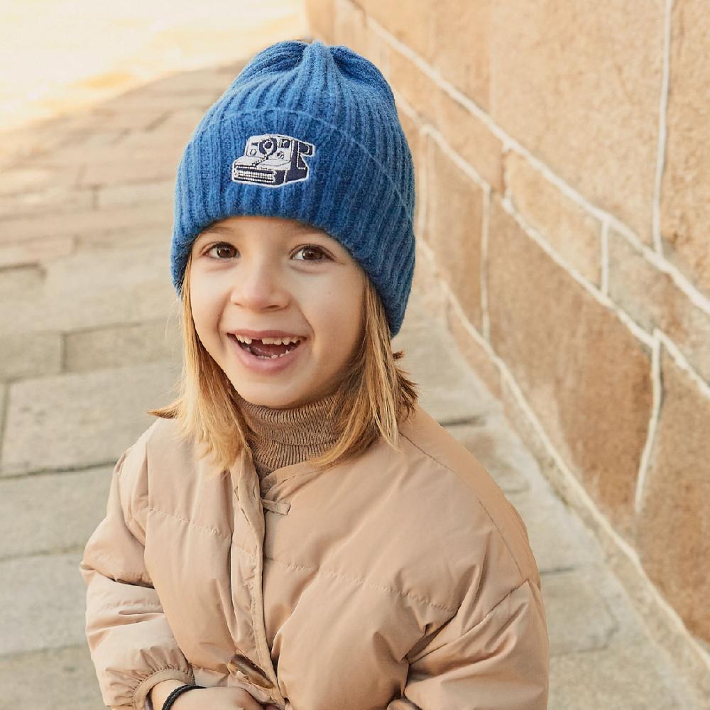 lmdi collection Gorro Slow Travellers Azul LMDI Collection Descuento por venta flash