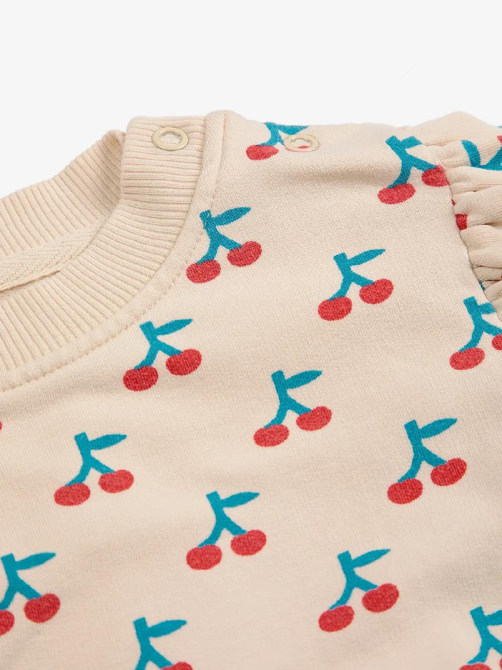 lmdi collection Sudadera estampado y detalle de volantes Cherry Bobo Choses Tienda