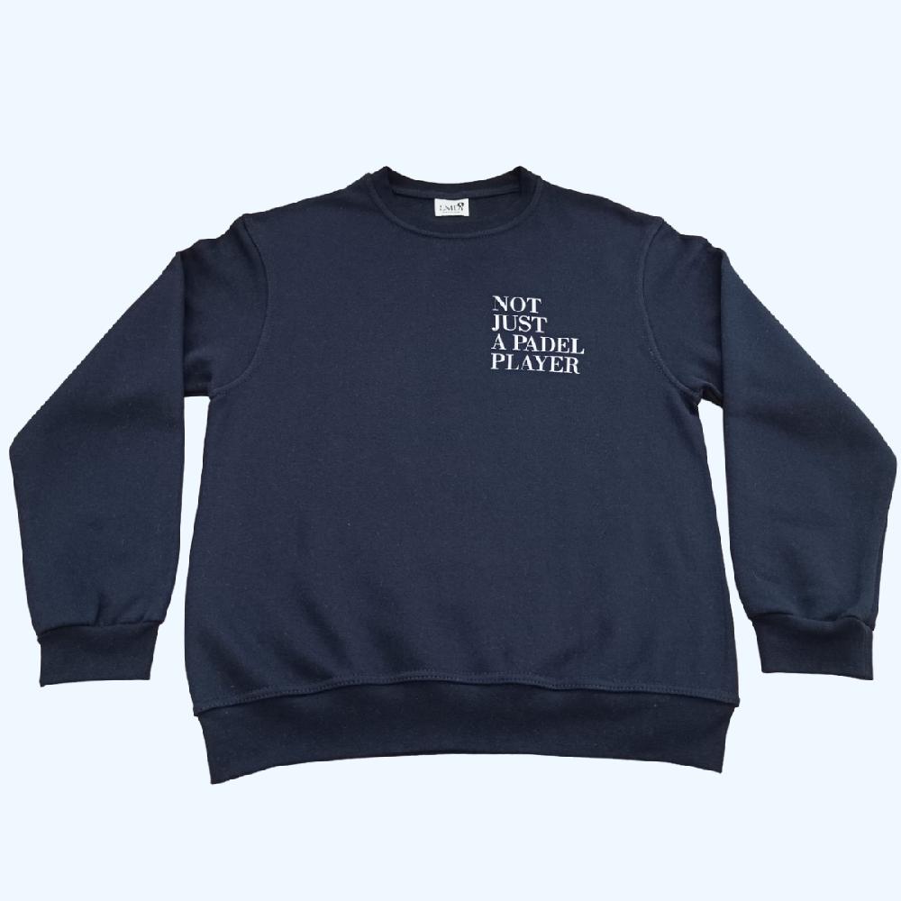 lmdi collection Sudadera Edición Limitada ‘Not just a pádel player’ marino/blanco LMDI Collection Últimos 3 días