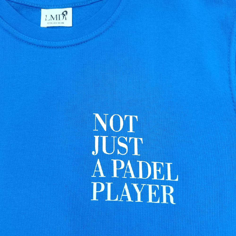 lmdi collection Sudadera Edición Limitada ‘Not just a pádel player’ azulón/ blanco LMDI Collection COMPRAR AHORA