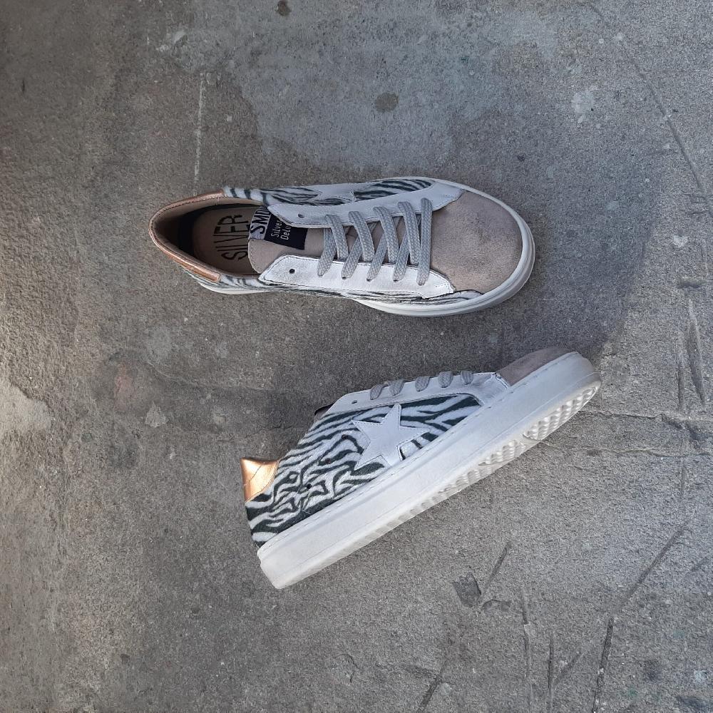 lmdi collection Sneaker estampado cebra Rebajas
