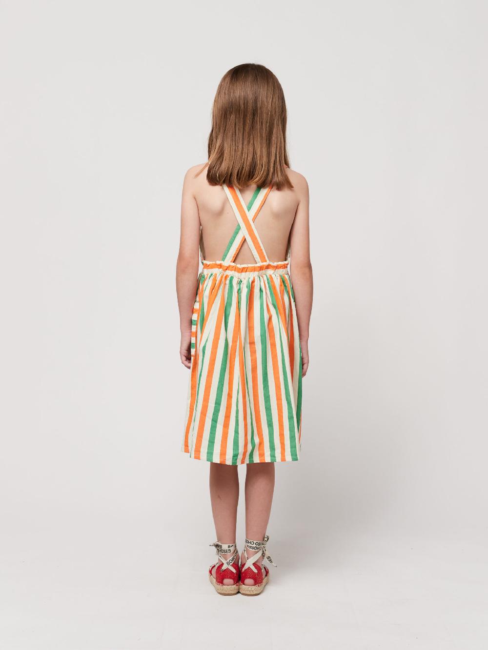 lmdi collection Vertical Stripes woven dress Tienda de fábrica