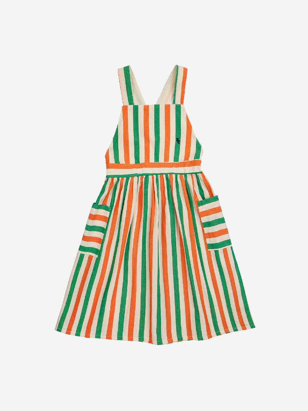 lmdi collection Vertical Stripes woven dress Tienda de fábrica
